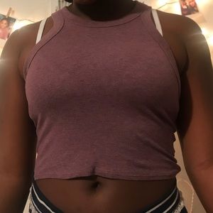 Violet crop top